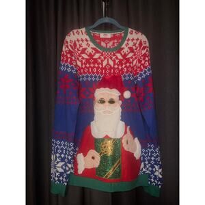 Ugly Christmas Sweater Xmas Size Large